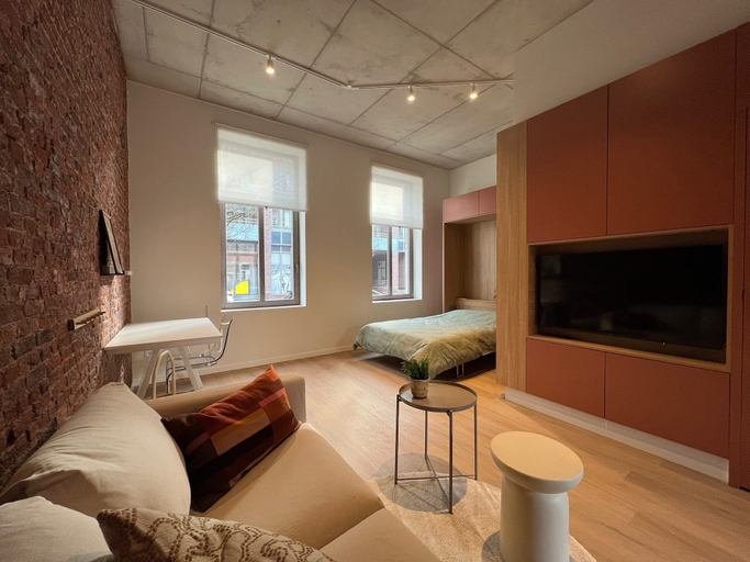 Living room 4, Cosy Apartment in Bree for 2 Guests, Limburg