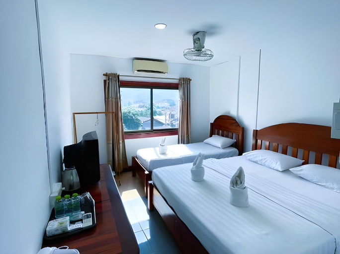 Bedroom 2, Vang Vieng Walking Street Hotel, Vangvieng