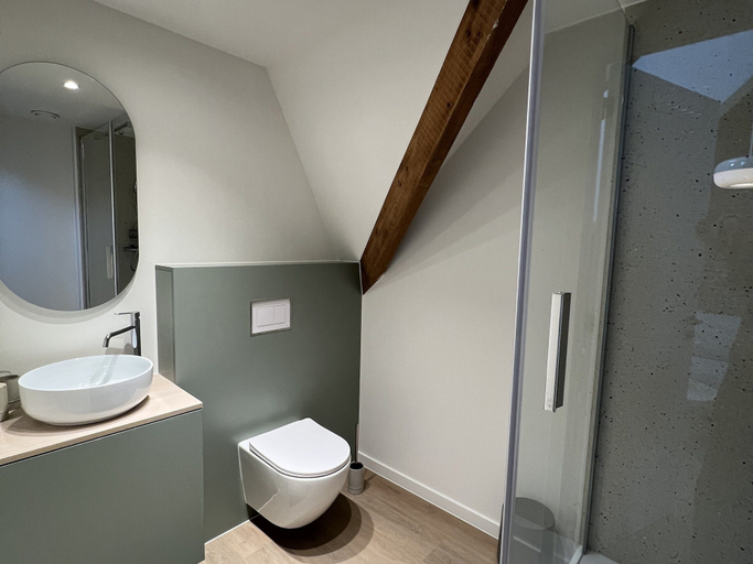 Bathroom, Inviting Apartment in Bree With Terrace, Limburg