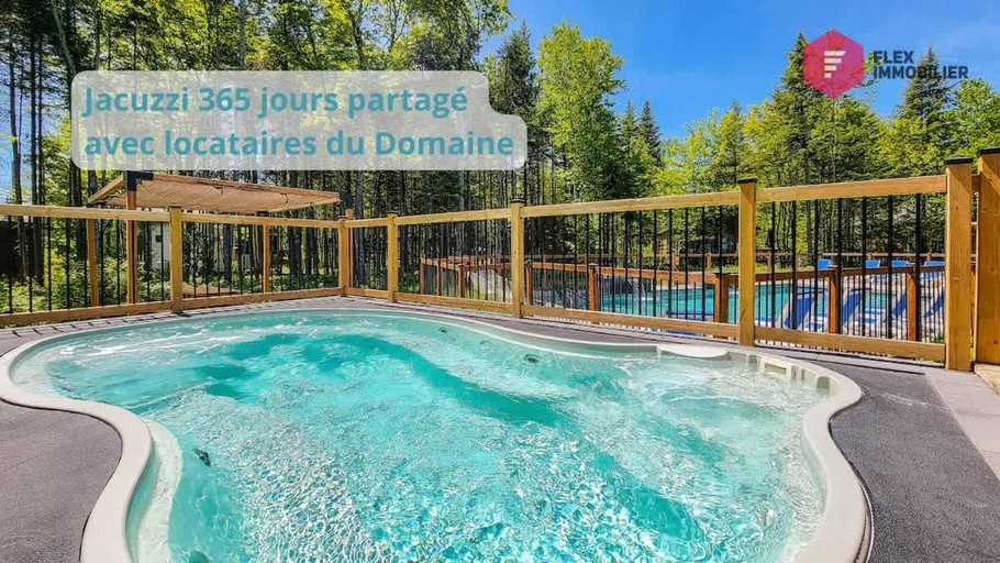 Sport & Beauty 2, La Fleur Urbaine - Chalet 6 pers Spa Sauna Piscine - Resort pres de Quebec, Portneuf