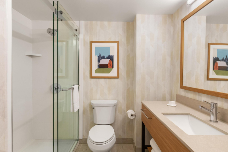 Bathroom 4, Hampton Inn & Suites by Hilton Langley-Surrey, Greater Vancouver