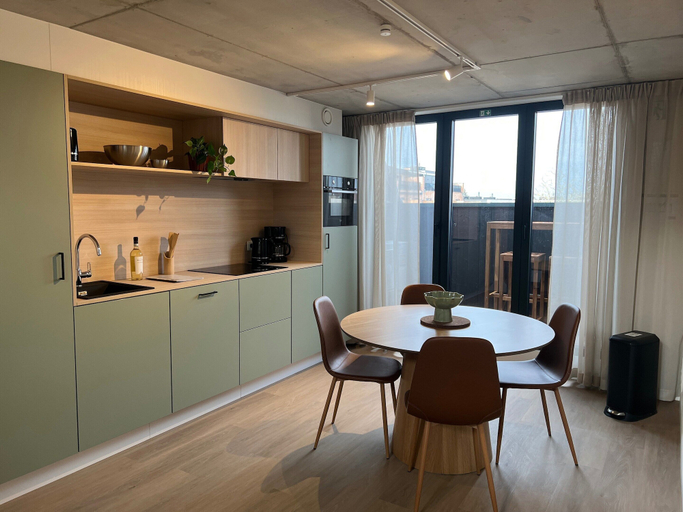Private kitchen 4, Inviting Apartment in Bree With Terrace, Limburg