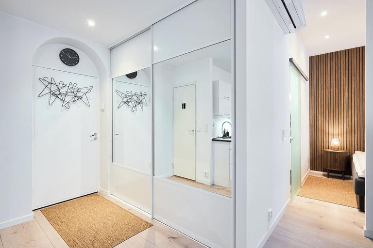 Interior entrance