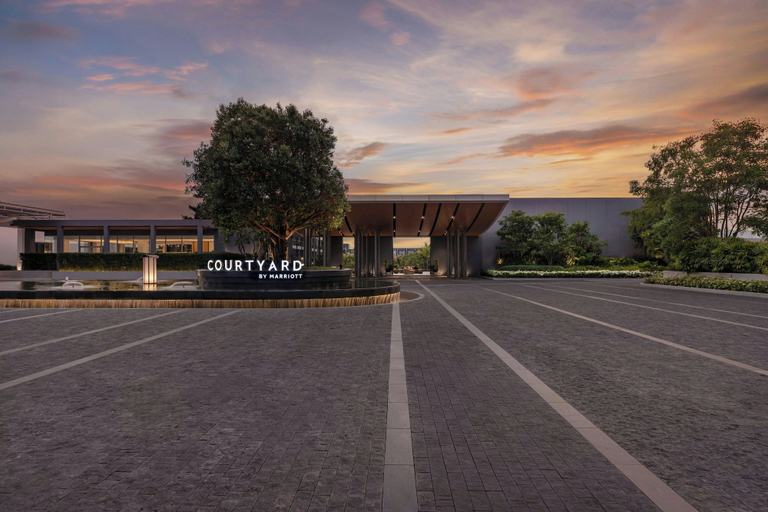 Front of property - evening/night, Courtyard By Marriott Phuket Chalong Bay Resort, Phuket Island