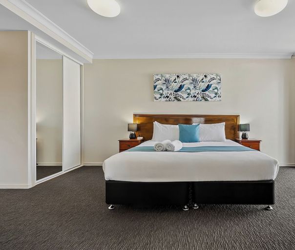 Bedroom 3, Cityville Apartments & Motel, Rockhampton