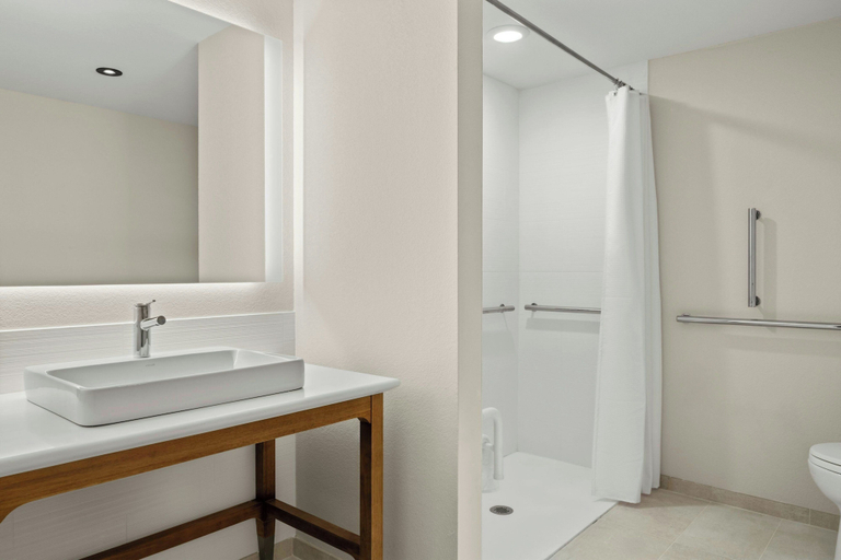 Bathroom 5, Element by Marriott Springfield South, Greene