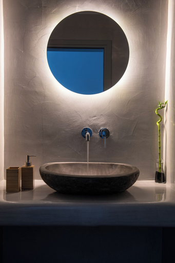 Bathroom 5, Blu Rooms Santorini, South Aegean