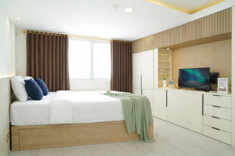 Bedroom 5, Neat Studio at Amethyst Apartment near JIEXPO By Travelio, Central Jakarta