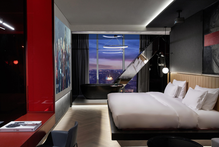 Bedroom 4, SEYA Panoramic Hotel - Chengdu Tianfu Square Chunxi Road - Managed by SEYA GROUP, Chengdu