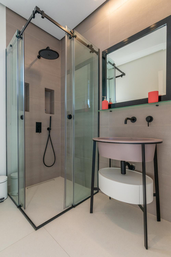 Bathroom, Villa Paschalia,Sea View, Pool, Gym, Sleeps 10, South Aegean