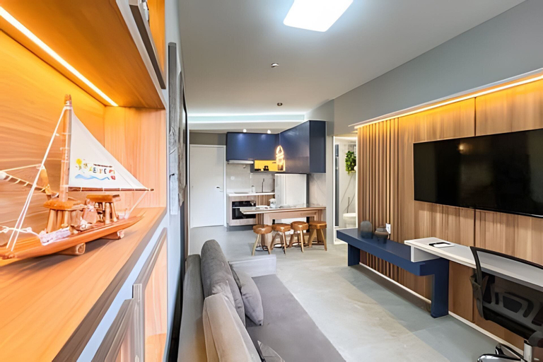 Living area 3, Flat na melhor localização de Boa Viagem, Recife