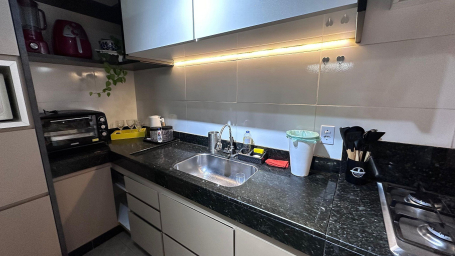 Private kitchen 4, Casa do Rosa Conforto até 6 pessoas, São João da Boa Vista