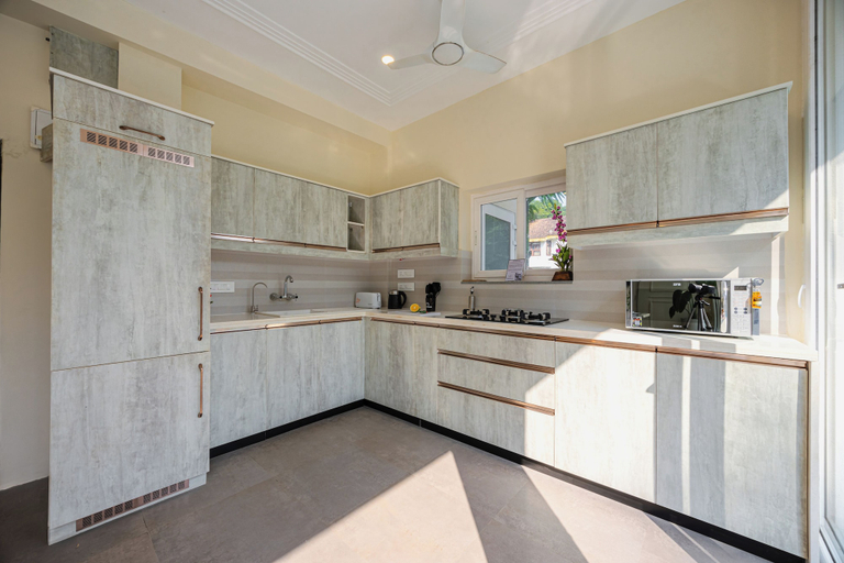 Private kitchen 2, ELIVAAS Casa Boa Vida 4BHK Pool Villa, North Goa