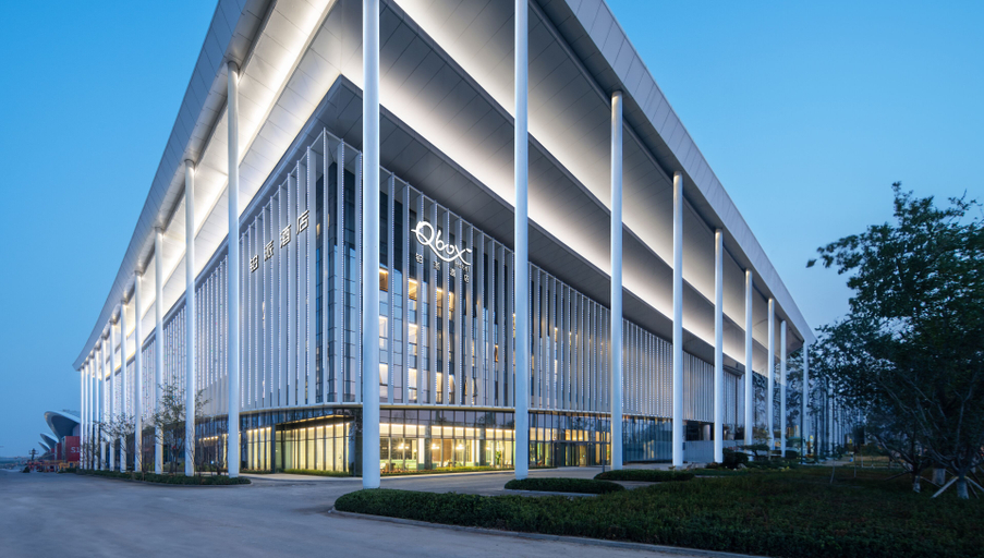 Exterior & Views 2, The Q-Box Hotel Jinan Intl. Expo City, Jinan