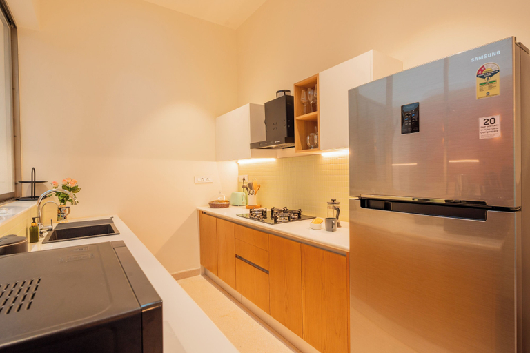 Private kitchen 5, ELIVAAS Mirai Gemini 3 BHK Villa, North Goa