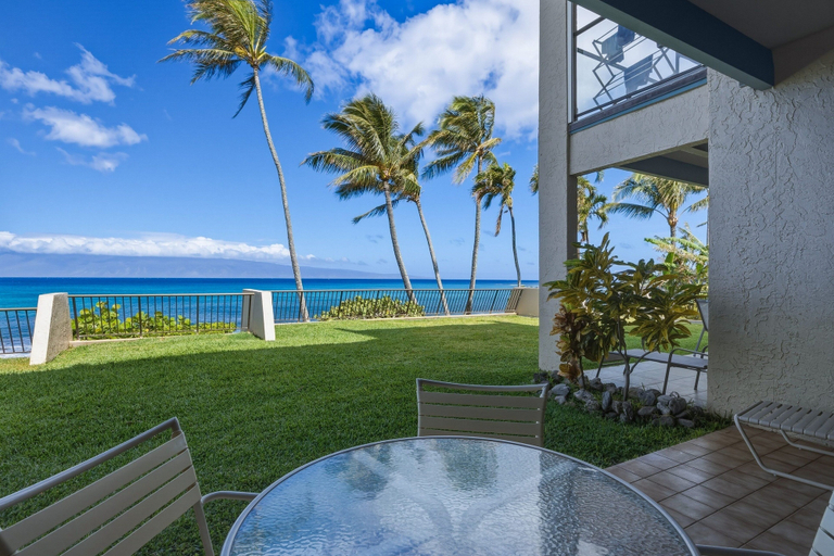 Outdoor dining 2, Napili Point Point-front Oceanview Condo - Unit B3 1 Bedroom Condo, Maui