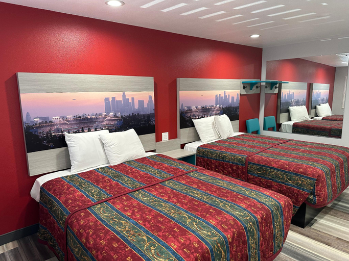 Bedroom 2, Sahara Inn Los Angeles, Los Angeles
