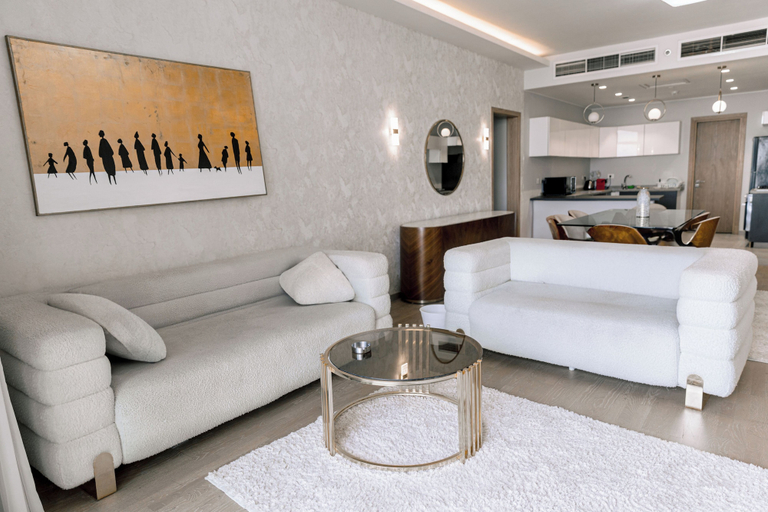Living area 4, Alsawah - Skyline 3BR - Aeon Towers, Sixth of October 1 City