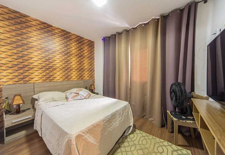 Room 4, Apartamento Beira Mar com Varanda e Churrasqueira, Praia Grande