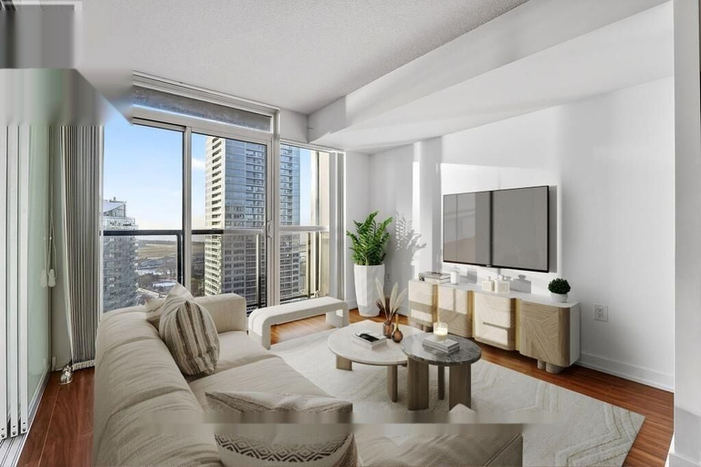 Living area, Dundas and Yonge Hotel - Suites, Toronto