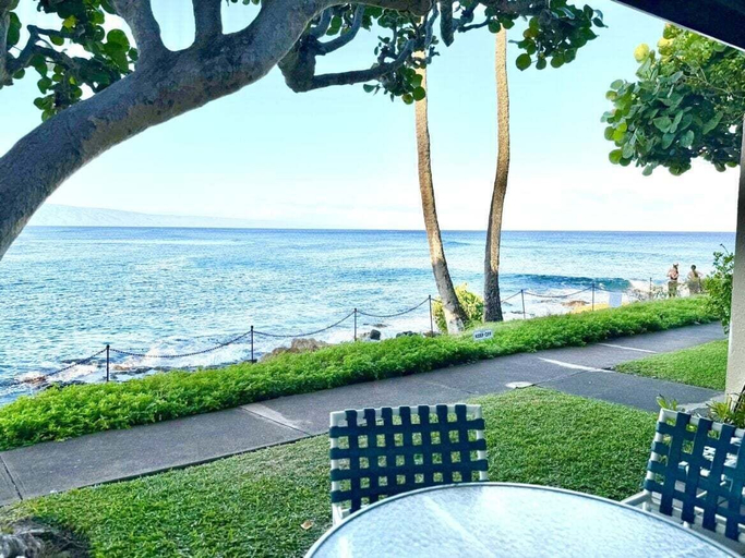 Terrace/patio, Napili Point Oceanfront Pacific Views - Unit A11 1 Bedroom Condo, Maui