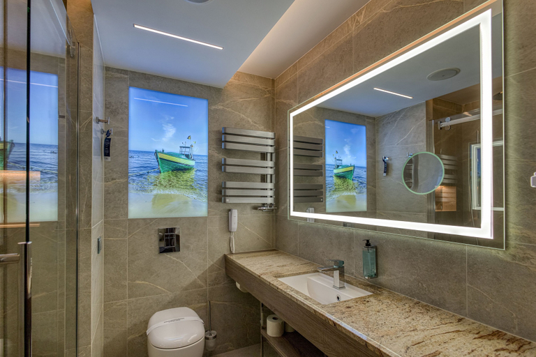 Bathroom 5, Hotel Unitral SPA, Koszalin