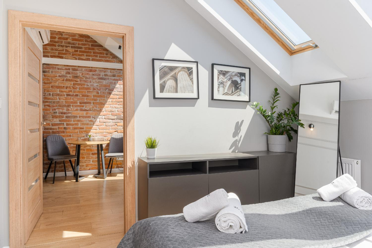 Bedroom, Saint Florian's Suites - Old Town Luxury Apartments - by Upstairs, Kraków City