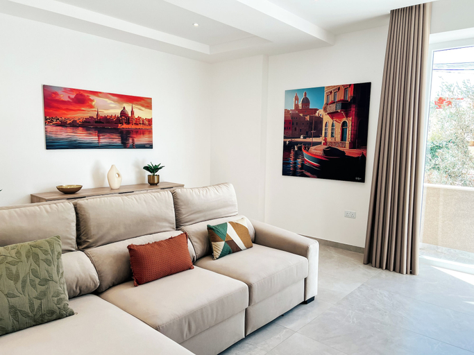 Living area 5, Villa One, St Julian's