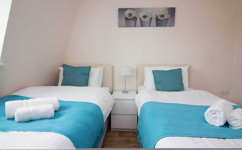 Bedroom 3, Castle Point 18 Apartments - Premier Lodge, Southampton