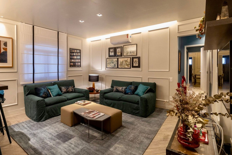 Living area 4, Flat no Jardins com Serviço de Camareira, São Paulo