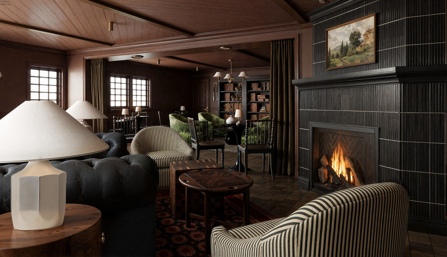 Lobby sitting area 1, The Drew Hotel, Plymouth