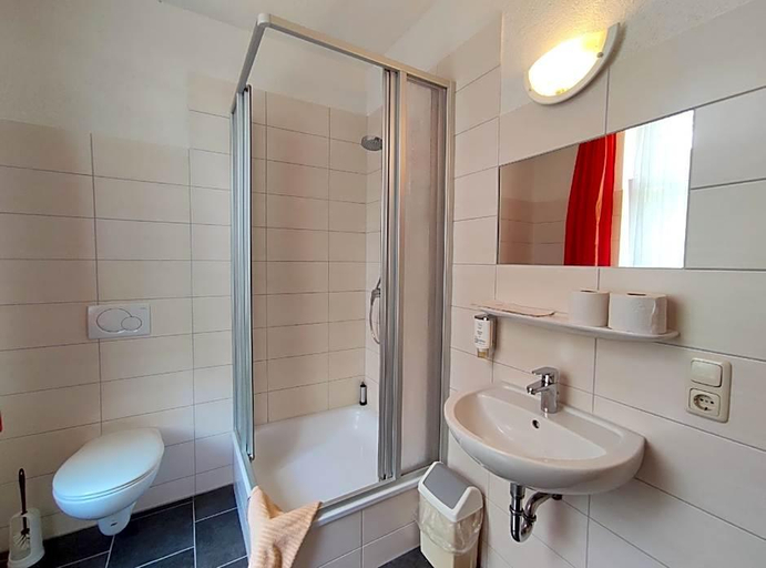 Bathroom 2, Hotel Waldmühle, Harz