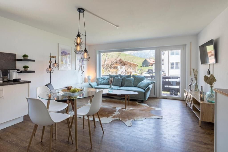 Living area 3, Apartment Alpenglühen nahe Breitachklamm, Oberallgäu
