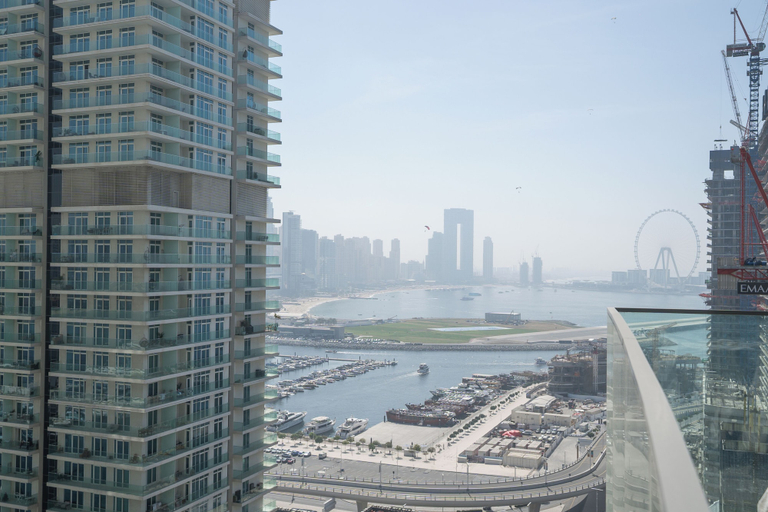 Balcony view 3, Beachfront Marina Skyline Views, Dubai