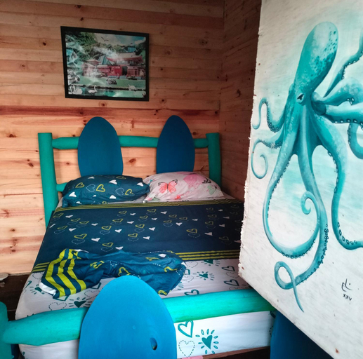 Bedroom, Playa Tortuga Carey, Cartagena de Indias