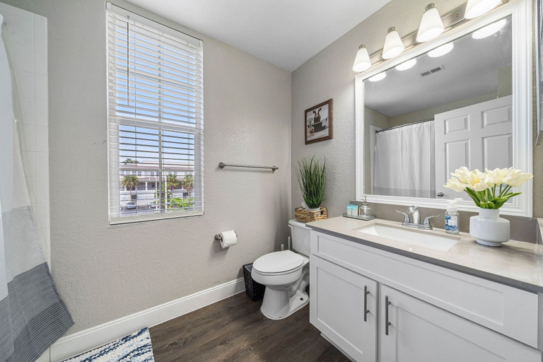 Bathroom, Spacious 3BR 2BA w Pool Gym Near Airport 4, Hillsborough