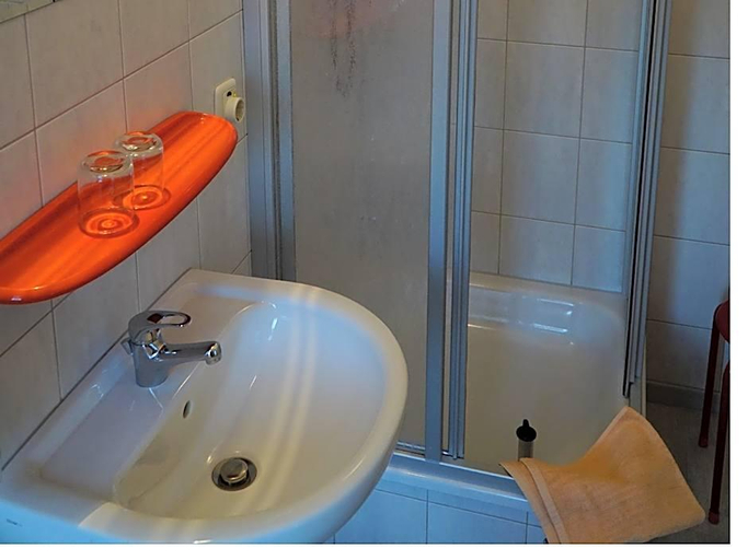 Bathroom 3, Hotel Waldmühle, Harz