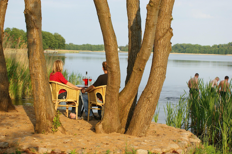 Outdoor dining 4, Mobile Home im Ferienpark mit Seezugang, Ludwigslust-Parchim