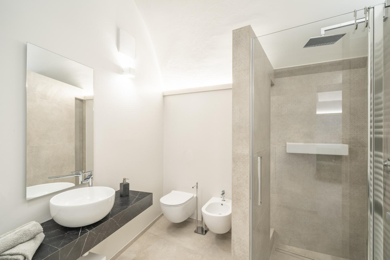 Bathroom, Palazzo Trevignane appartamento La Saletta Verde, Brescia