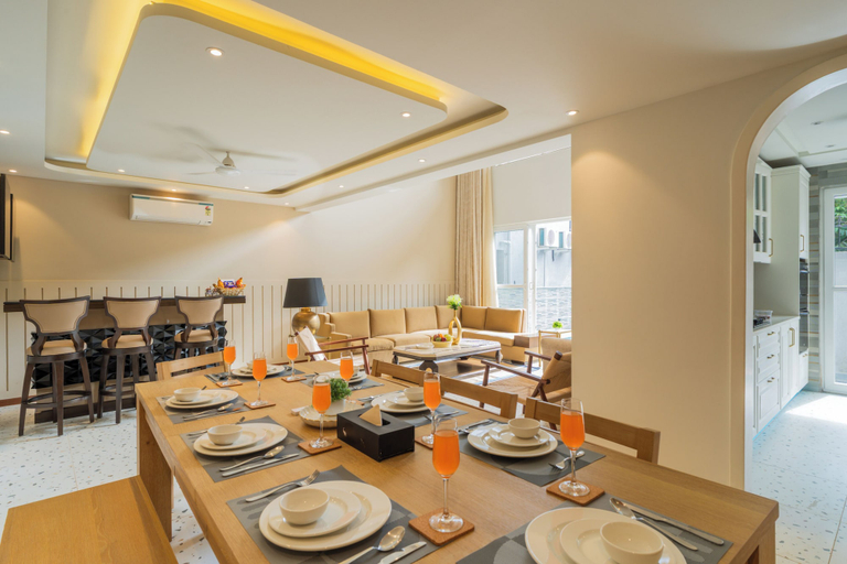 Dining 5, Elivaas Solace AquaVista 5BHK Villa, North Goa