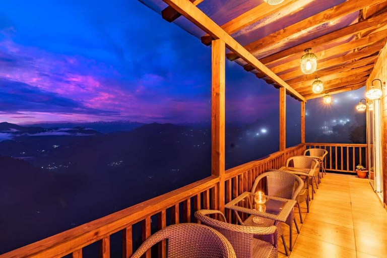 Outdoor dining, Devan Wood Resort, Tehri Garhwal