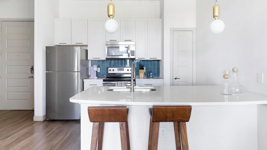 Private kitchen 4, Landing Apartments Near Southtown, Bexar