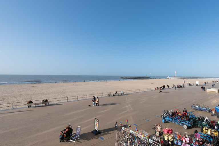 View from property 2, Apartment in Ostend with Sea Views, West-Vlaanderen