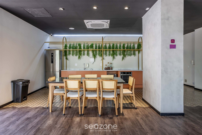 Dining, Studios in a Condo With a gym in Indianopolis - COI, São Paulo