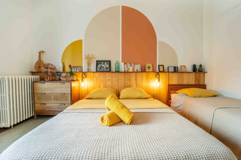 Bedroom 3, La Boga Surf House, Landes