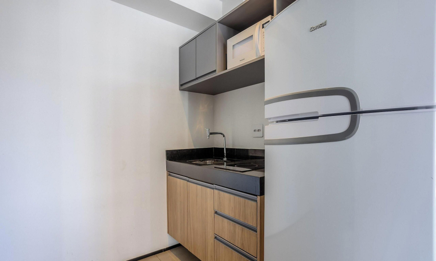 Private kitchen 2, Studios in a Condo With a gym in Indianopolis - COI, São Paulo