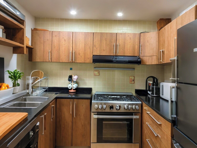 Shared kitchen 4, Luxury Rooms Ajman, Ajman