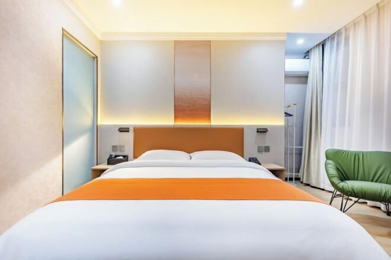 Bedroom 3, Elong ME Hotel (Binhai High-Speed Railway Station), Tianjin
