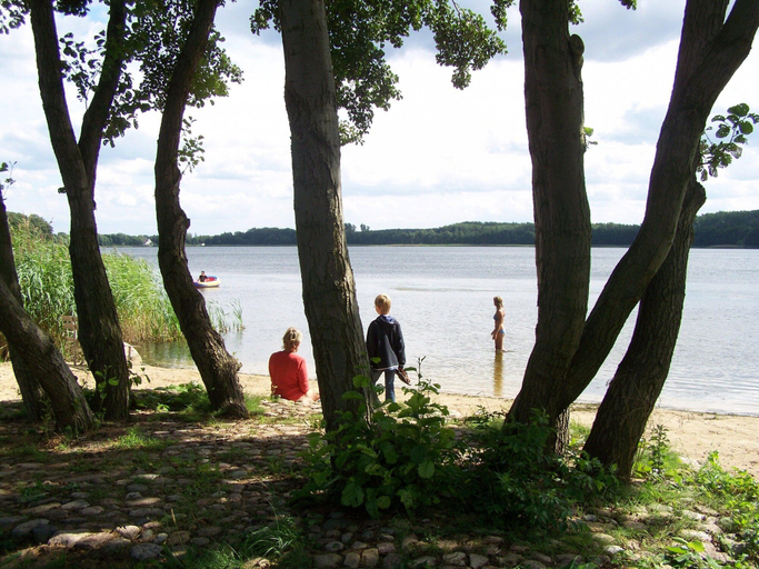 Beach, Mobile Home im Ferienpark mit Seezugang, Ludwigslust-Parchim