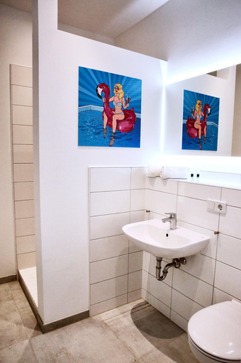 Bathroom 5, Hotel Apart GO25, Herford